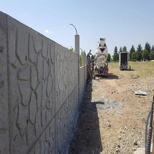 Desenli Bahçe Beton Duvarı Projemiz